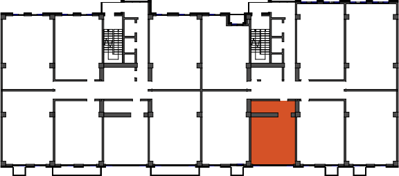 location of the building in the complex