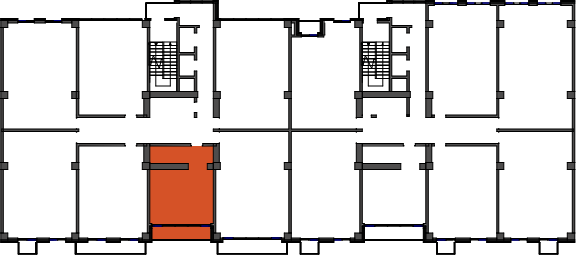 location of the building in the complex