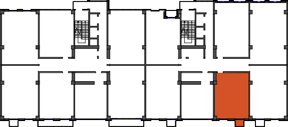 location of the building in the complex